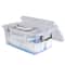 Simplify 1.75L Clear Stackable Storage Bin with Handle